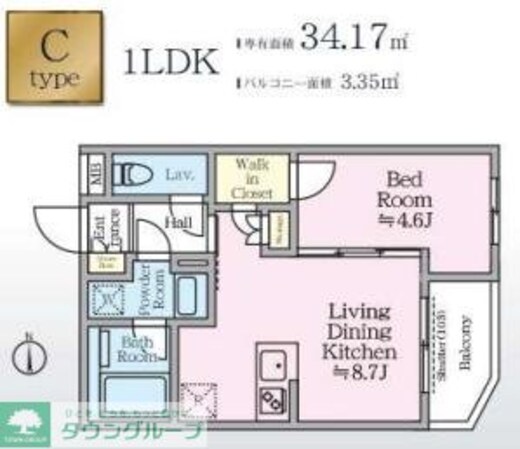 アイルグランデ赤羽の物件間取画像